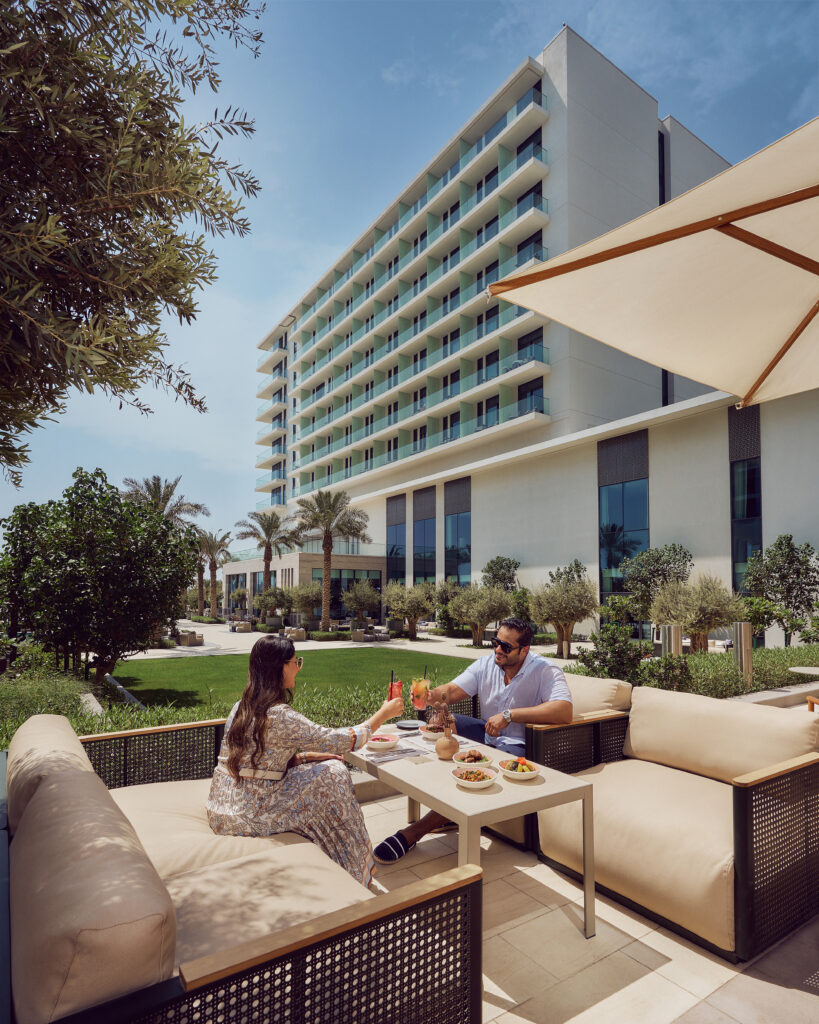 The Garden Experience at Address Bahrain Outdoor dining at The Garden Experience, Address Beach Resort Bahrain in Marassi Al Bahrain