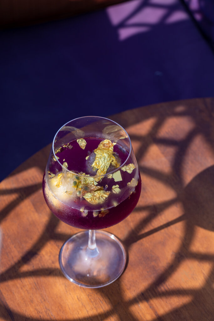 Refreshing drinks served at Ten64 Rooftop Pool Bar